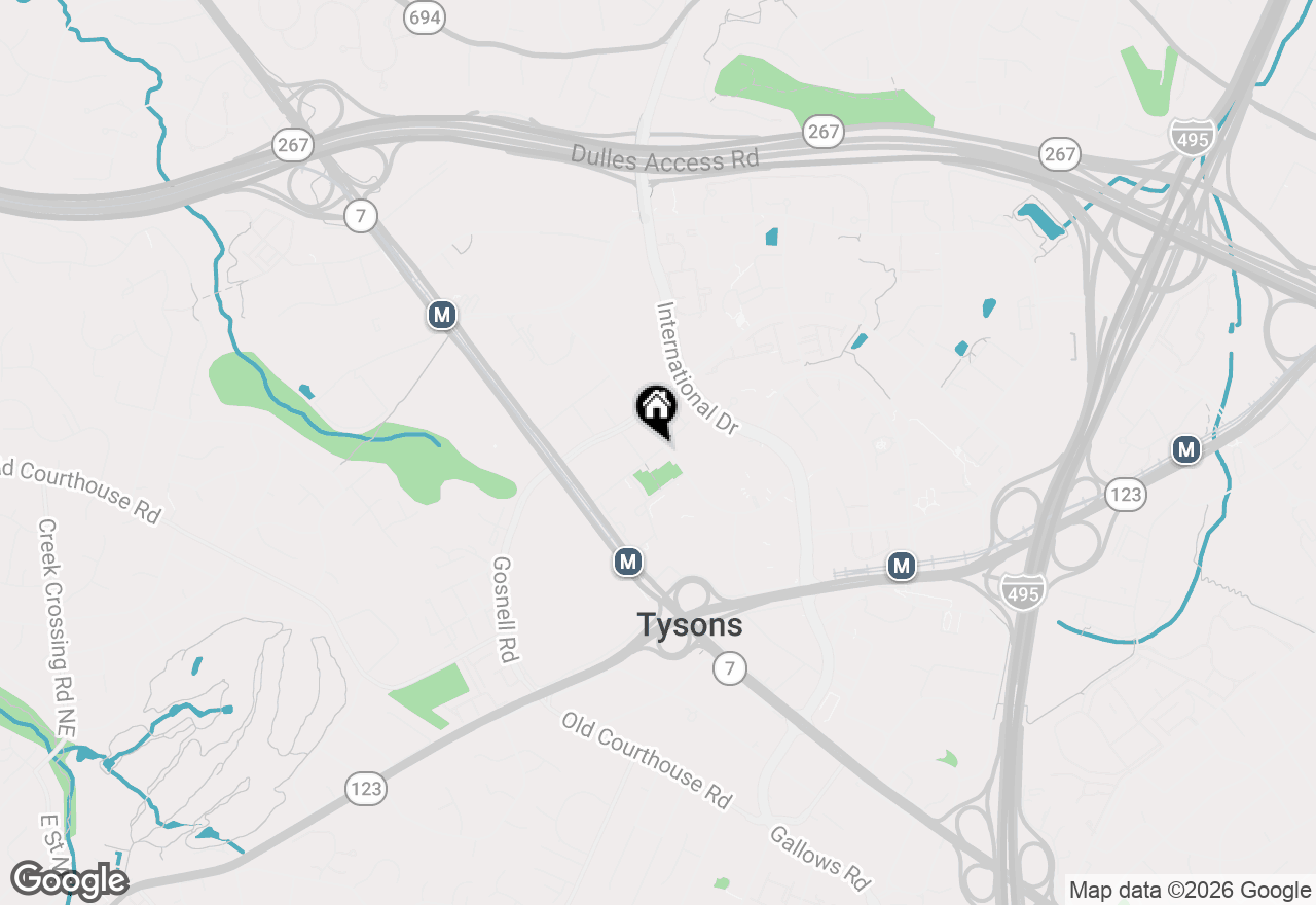 Map of 1650 Silver Hill Drive #1806, Mclean, VA 22102