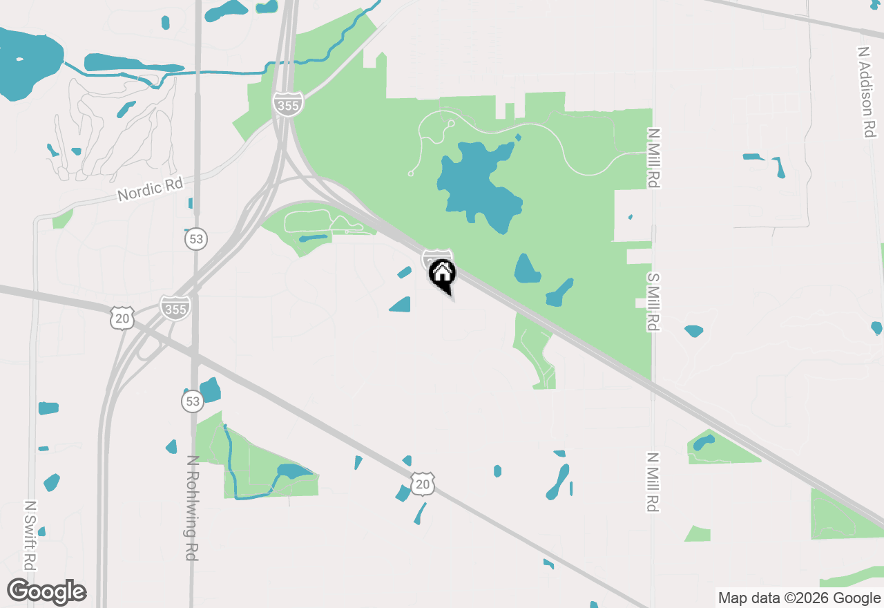 Map of 1304 N 9th Avenue, Addison, IL 60101