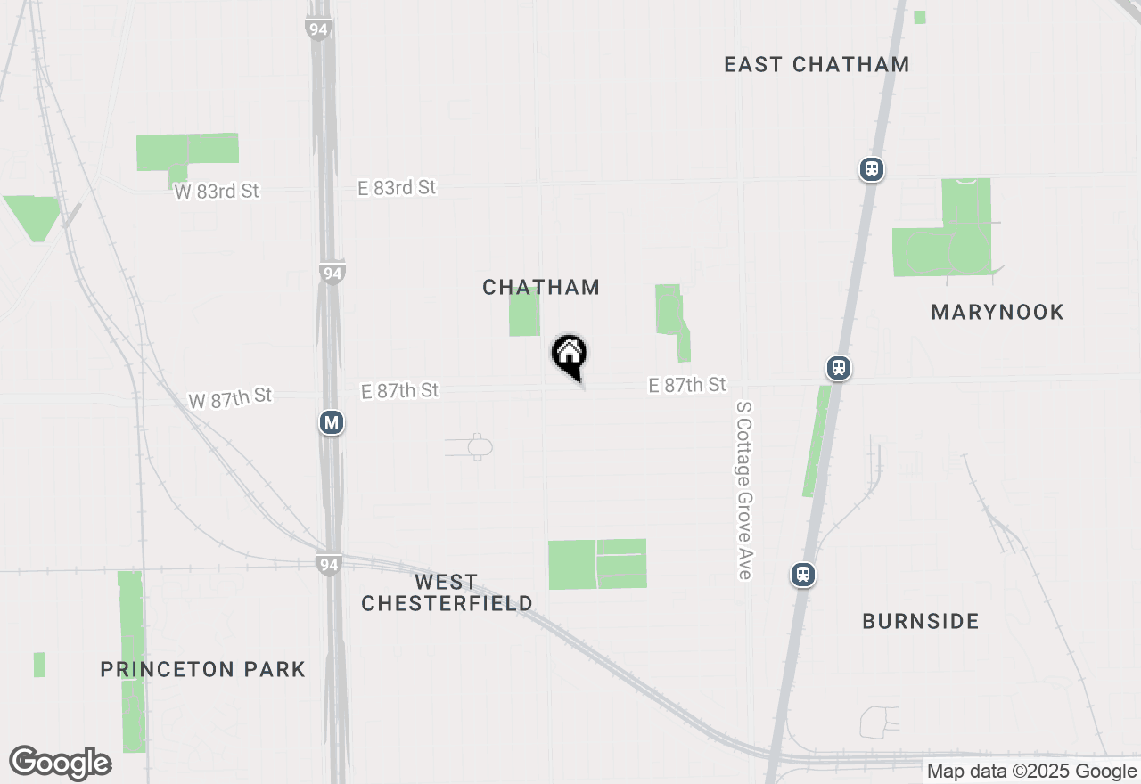 Map of 431 E 87th Street, Chicago, IL 60619