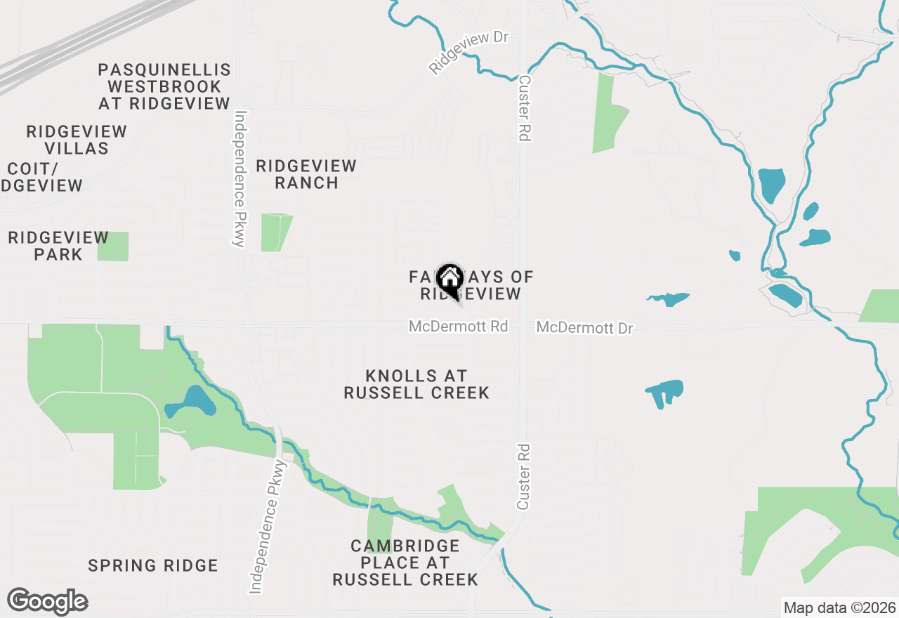 Map of 2429 Clear Field Drive, Plano, TX 75025