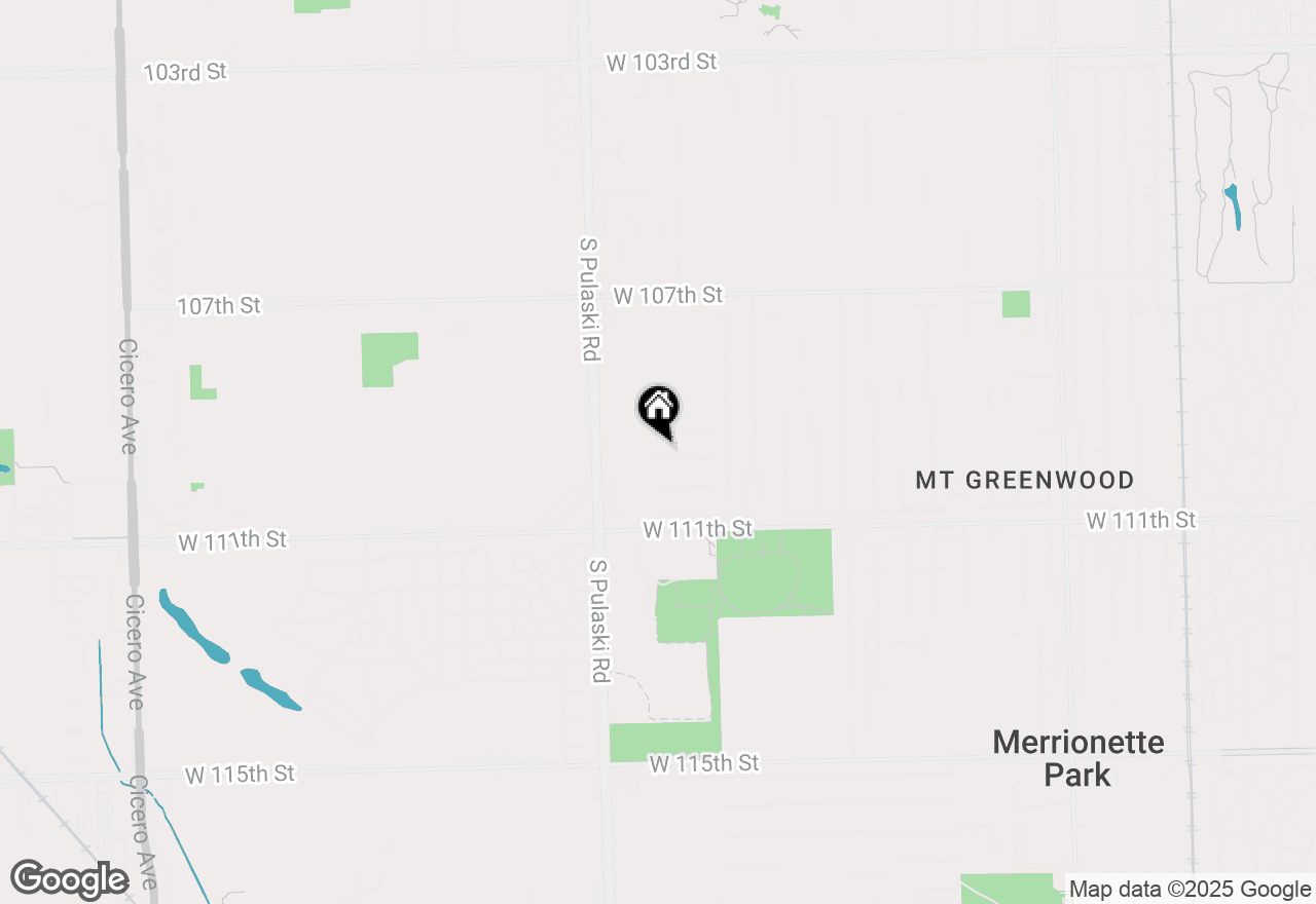 Map of 3859 W 109th Place, Chicago, IL 60655