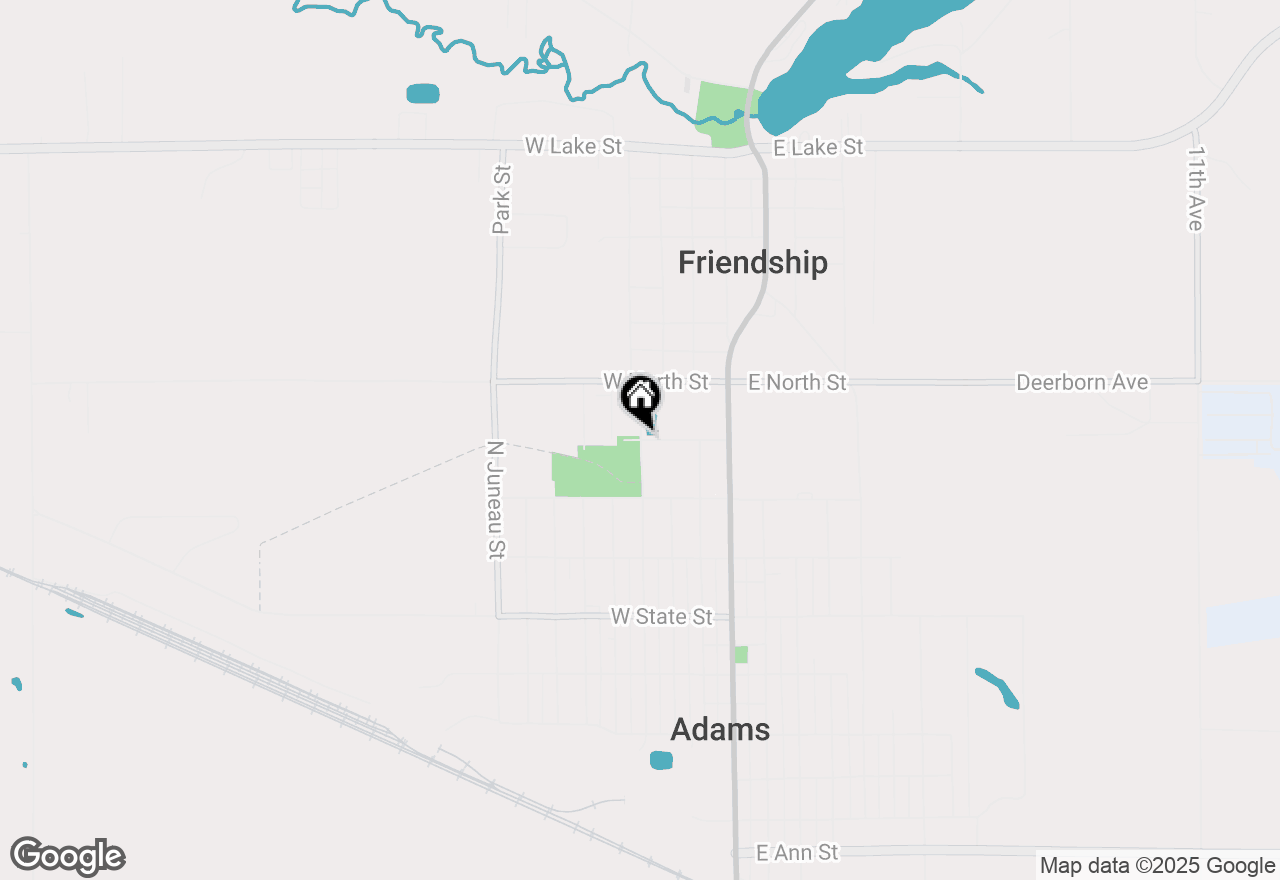 Map of 0 W Lincoln Street, Adams, WI 53910
