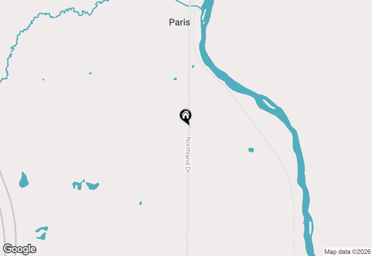 Map of 20481 Northland Drive, Paris, MI 49338