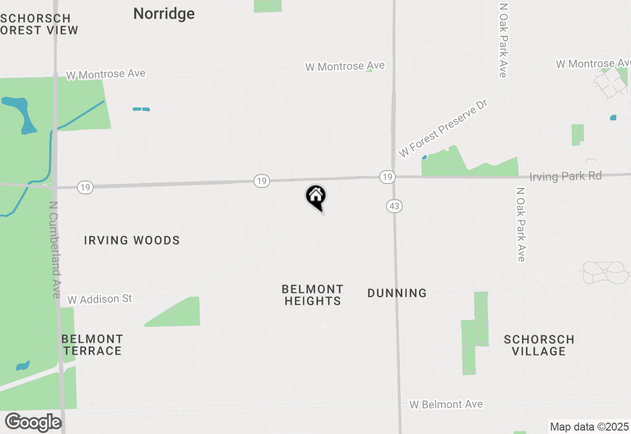 Map of 7459 W Forest Preserve Avenue, Chicago, IL 60634