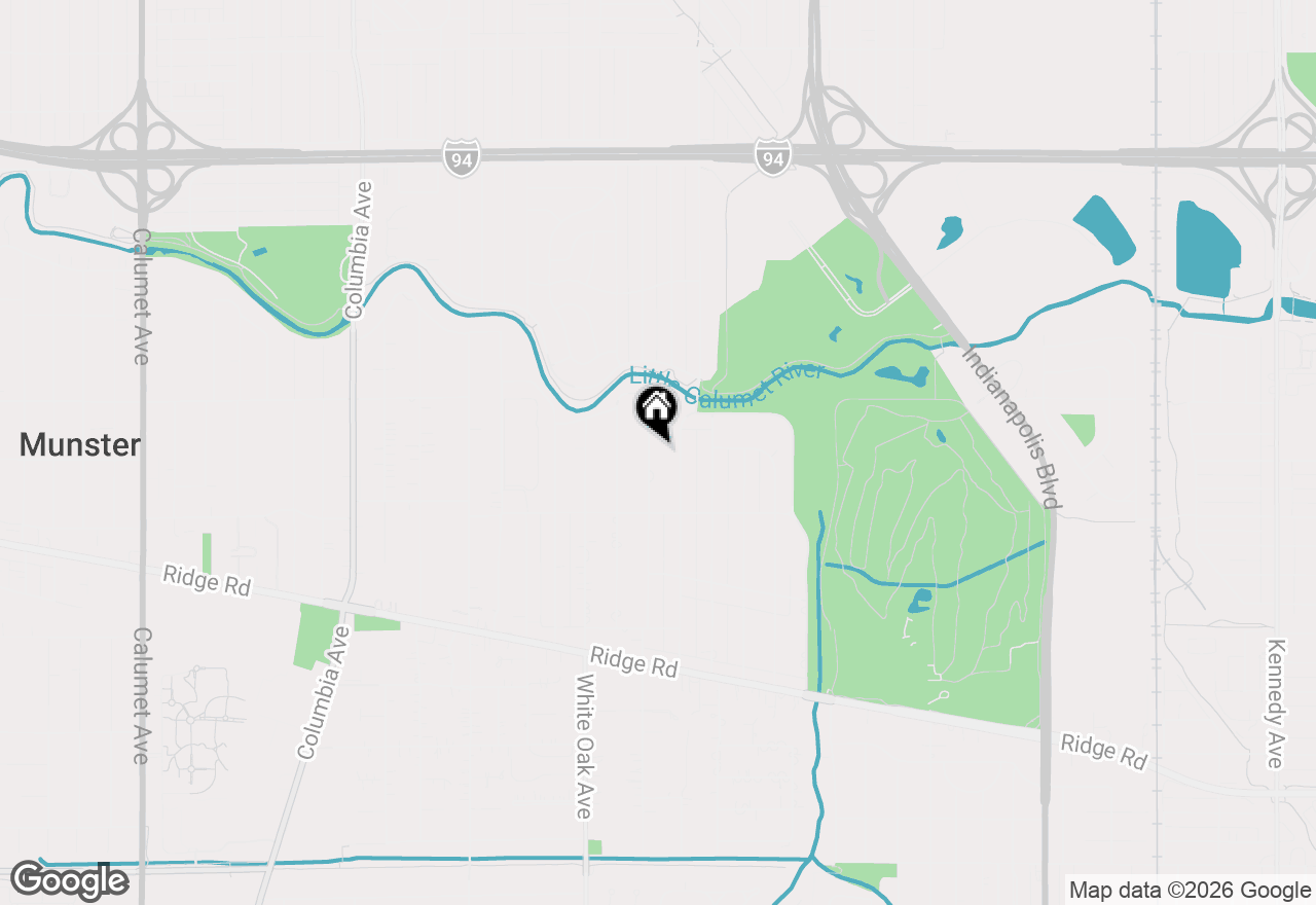 Map of 8205 Oakwood Avenue, Munster, IN 46321