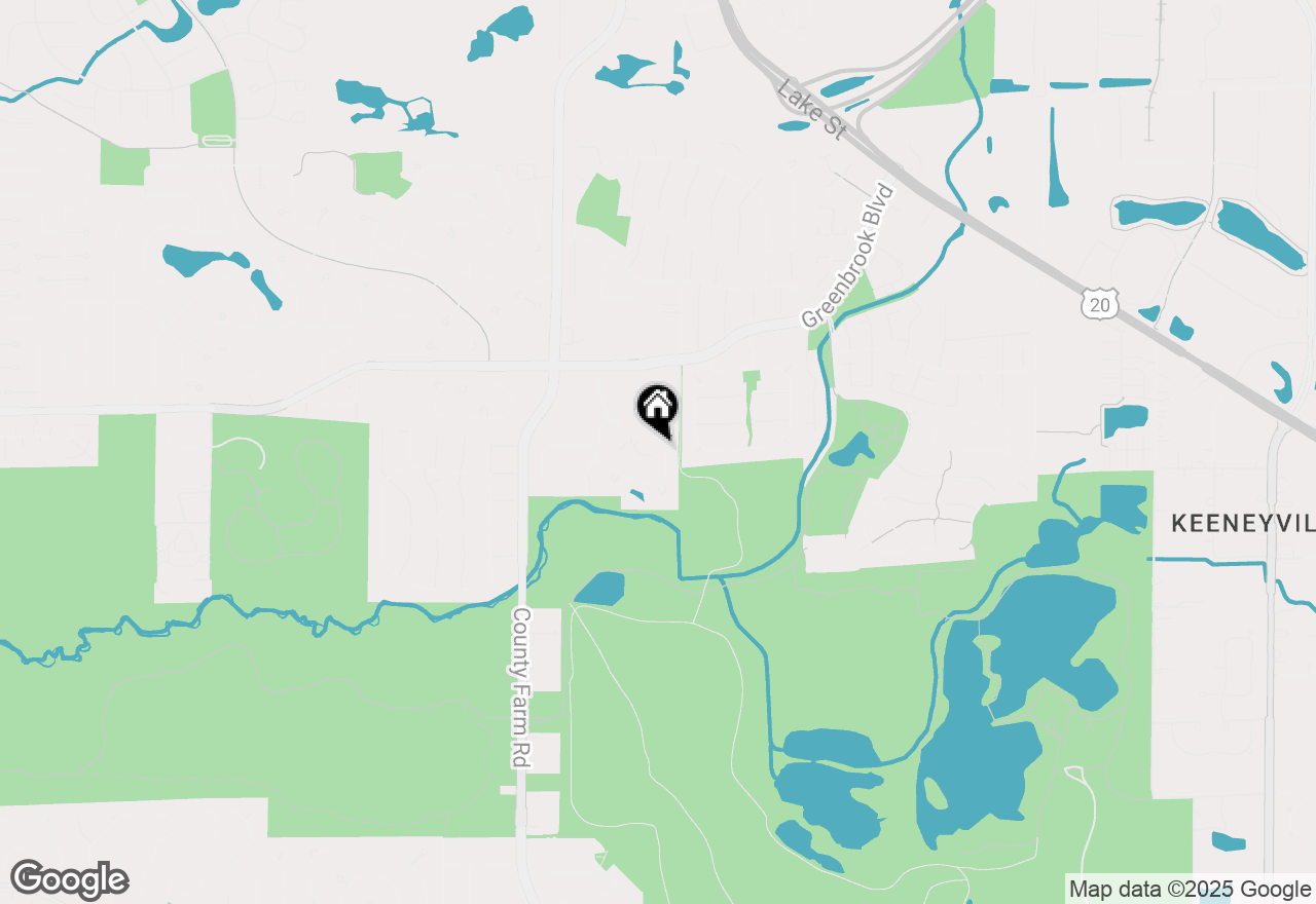 Map of 5462 Ridge Crossing, Hanover Park, IL 60133