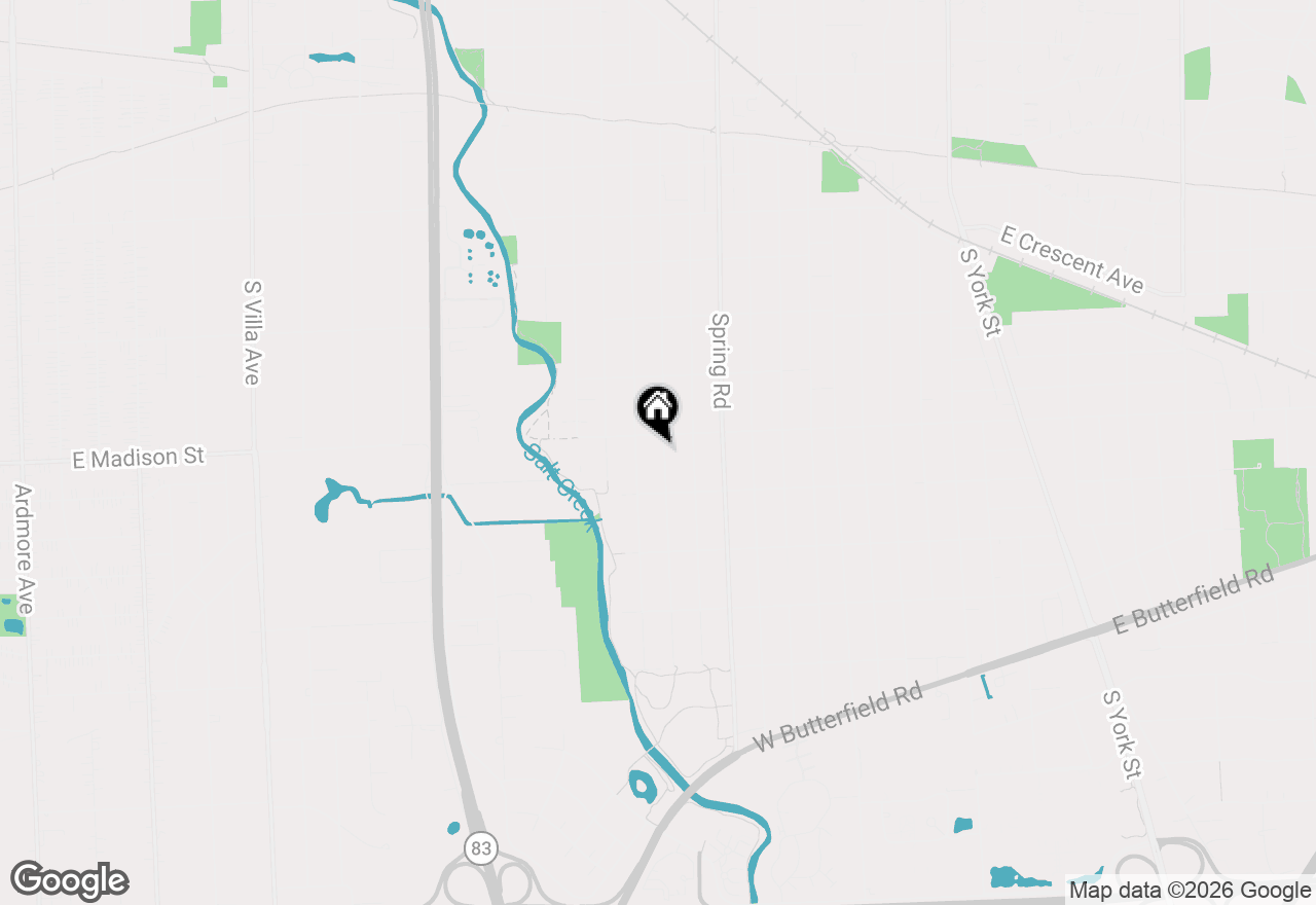 Map of 794 S Fairfield Avenue, Elmhurst, IL 60126