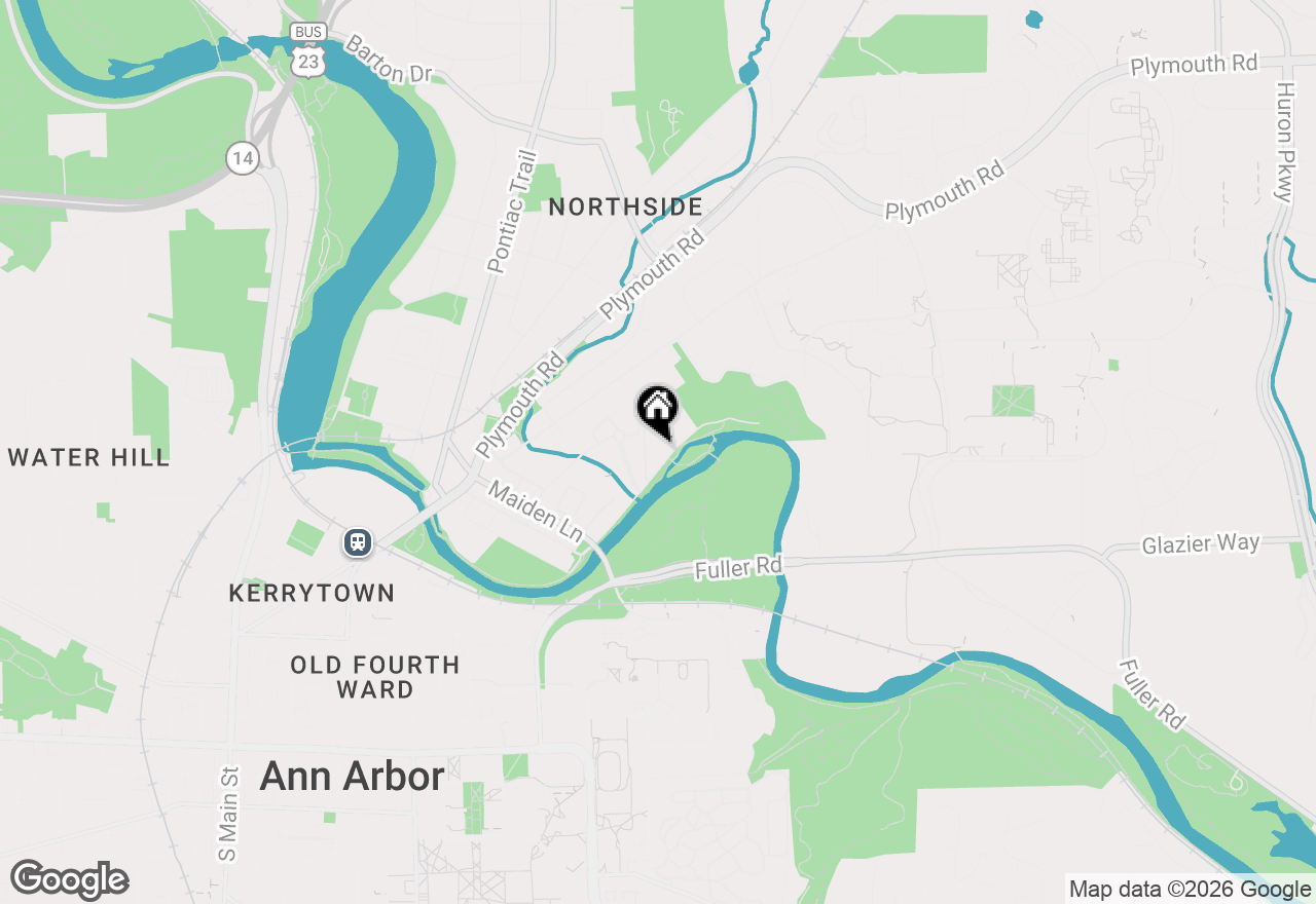 Map of 1213 Island Drive #101, Ann Arbor, MI 48105