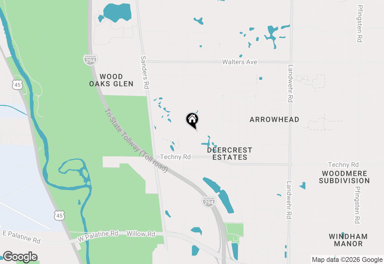 Map of 3810 Mission Hills Road #502, Northbrook, IL 60062