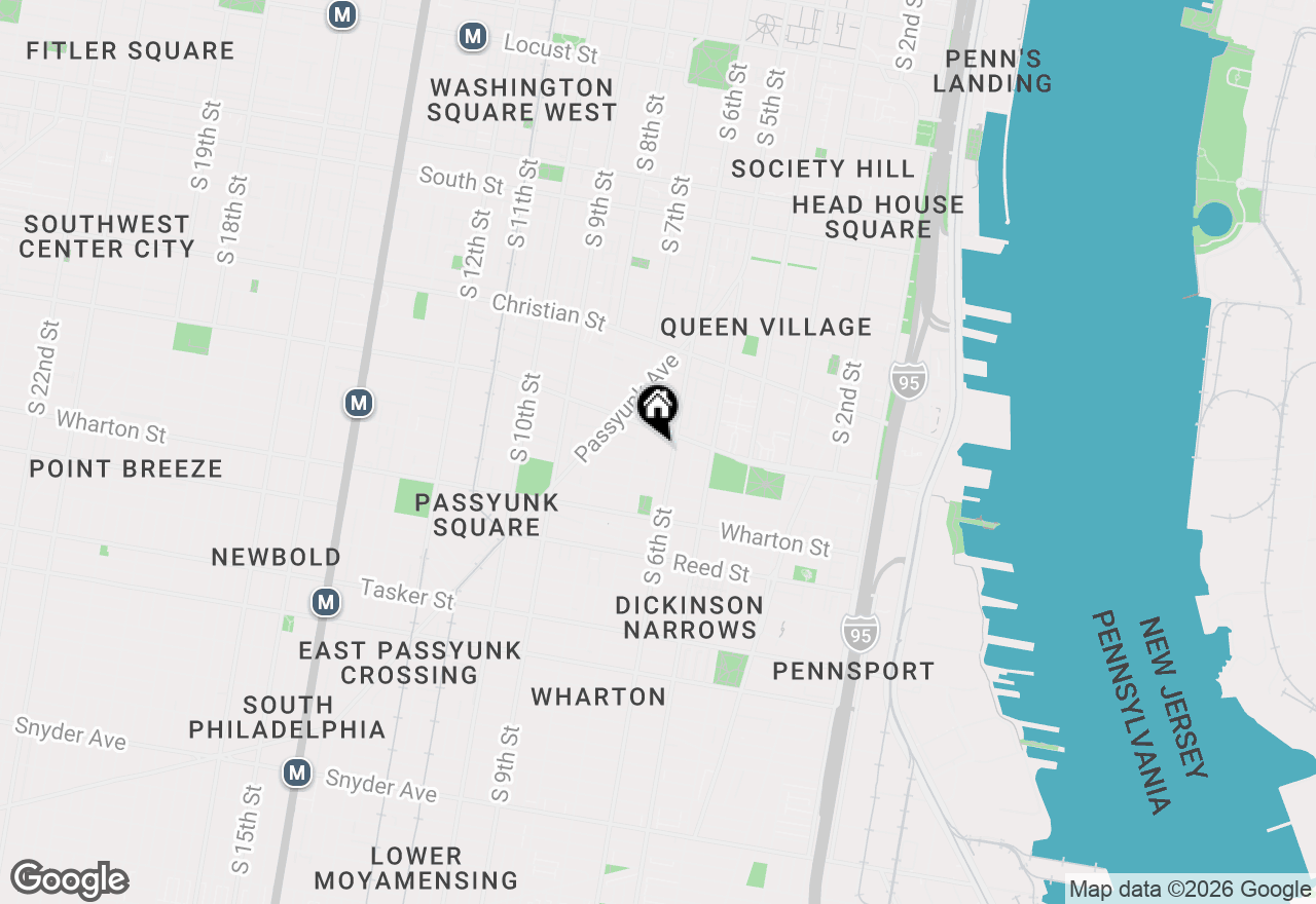 Map of 600-36 Washington Avenue #18UA, Philadelphia, PA 19147