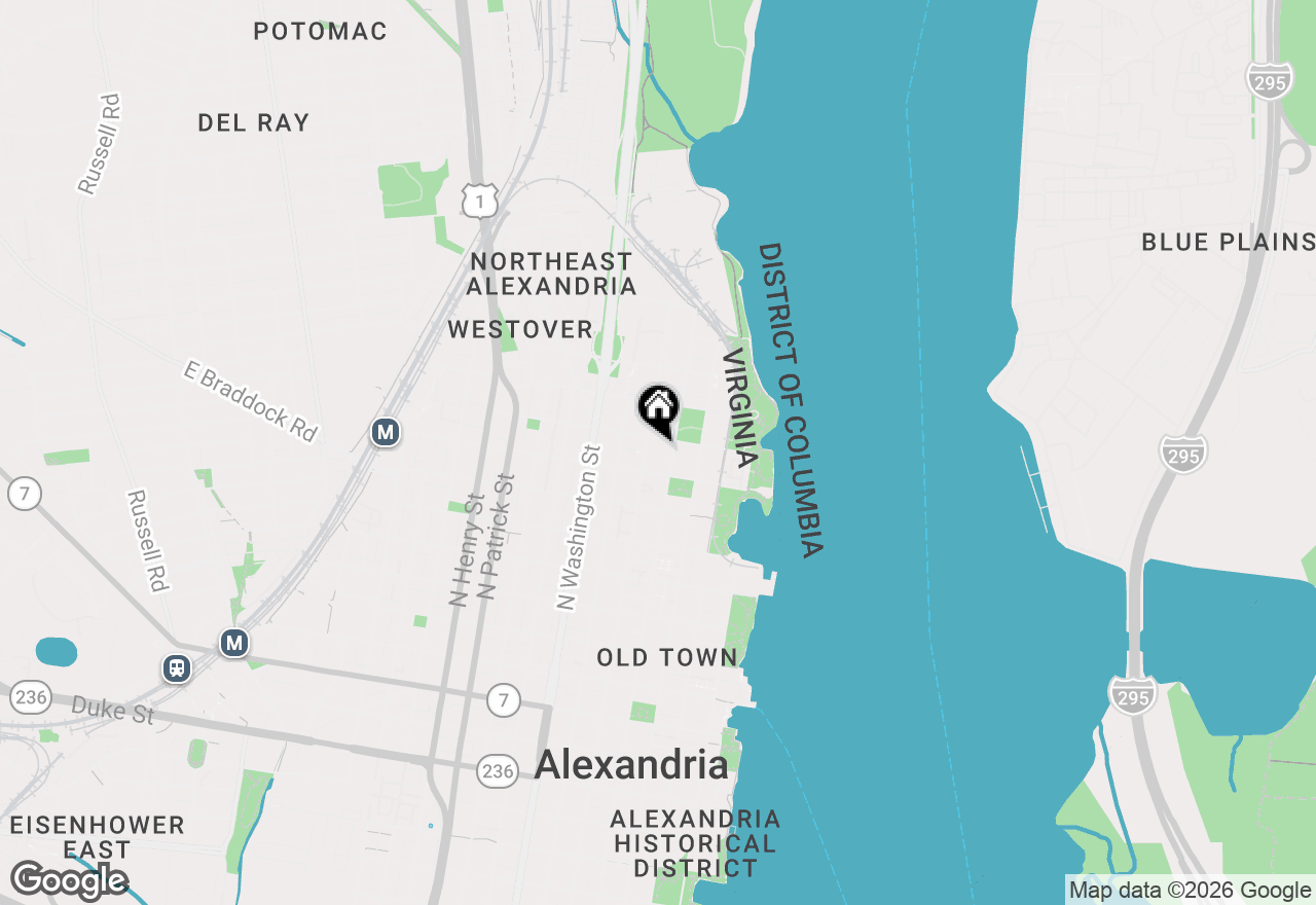 Map of 801 N Pitt Street #910, Alexandria, VA 22314