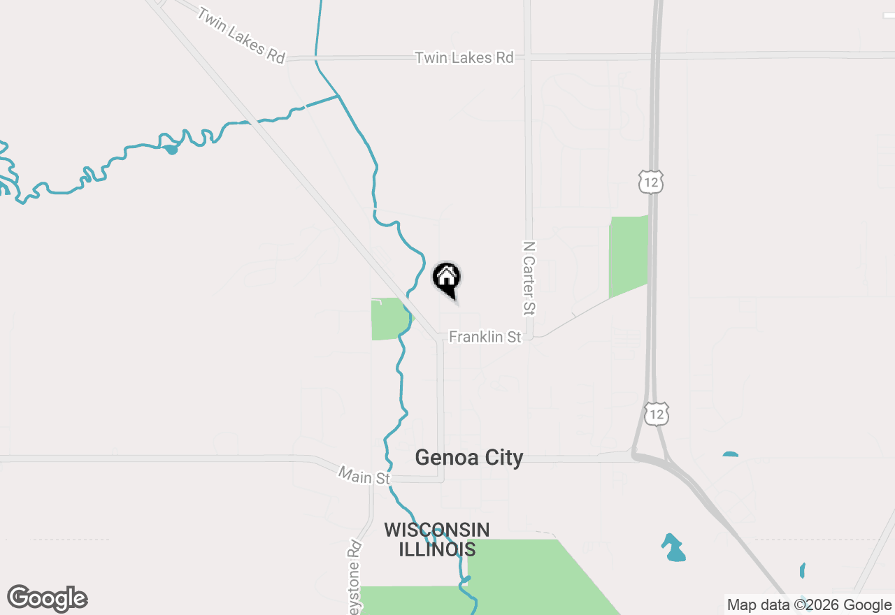 Map of 550 Gifford St, Genoa City, WI 53128