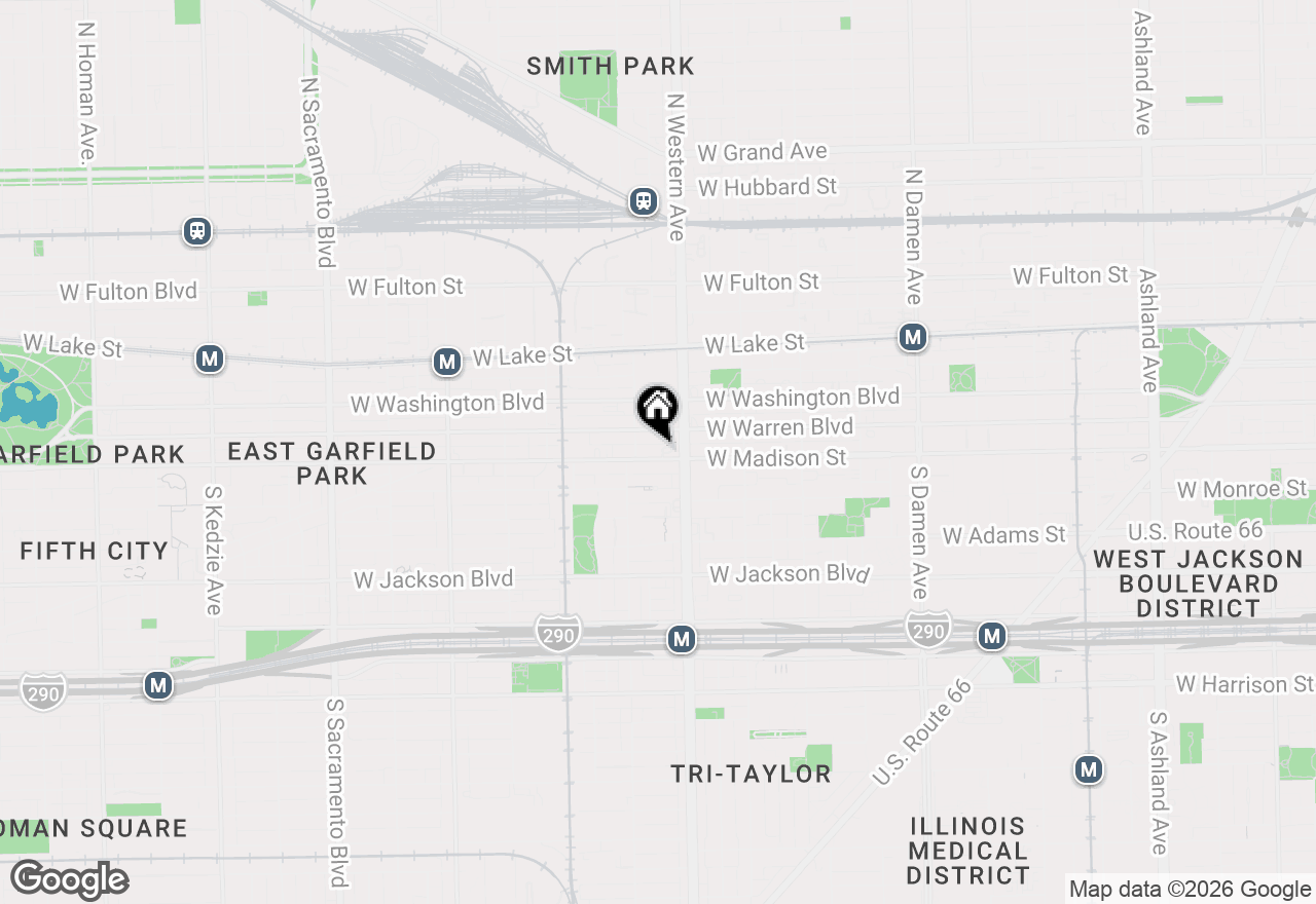 Map of 2428 W Madison Street #1, Chicago, IL 60612