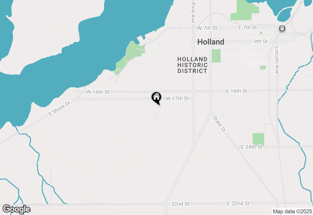 Map of 246 W 18th Street, Holland, MI 49423