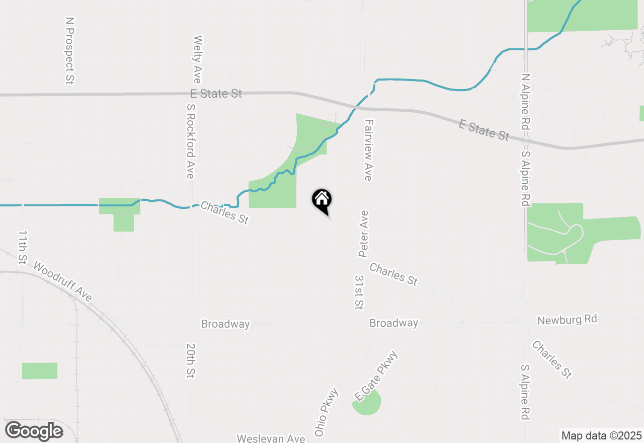 Map of 724 28th Street, Rockford, IL 61108