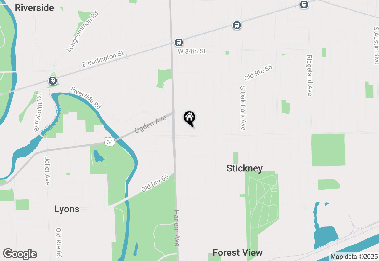 Map of 3834 Wisconsin Avenue, Berwyn, IL 60402