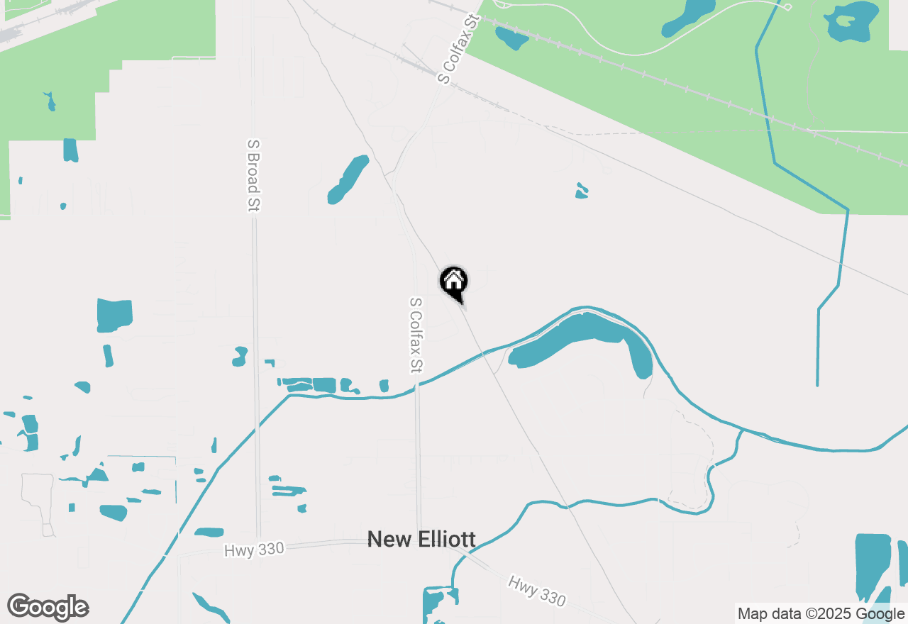 Map of 1225 Thistle Drive, Griffith, IN 46319