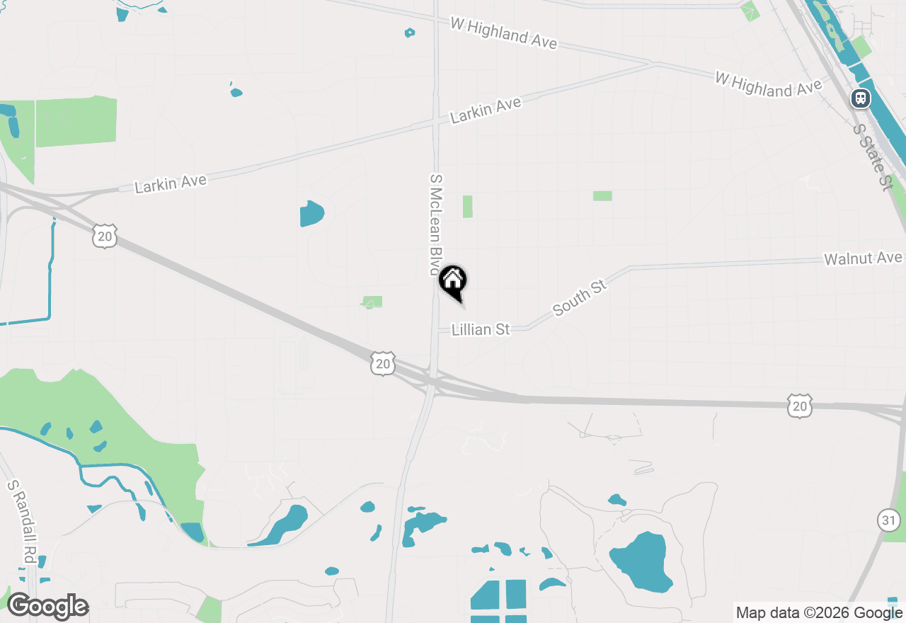 Map of 262 S Weston Avenue, Elgin, IL 60123