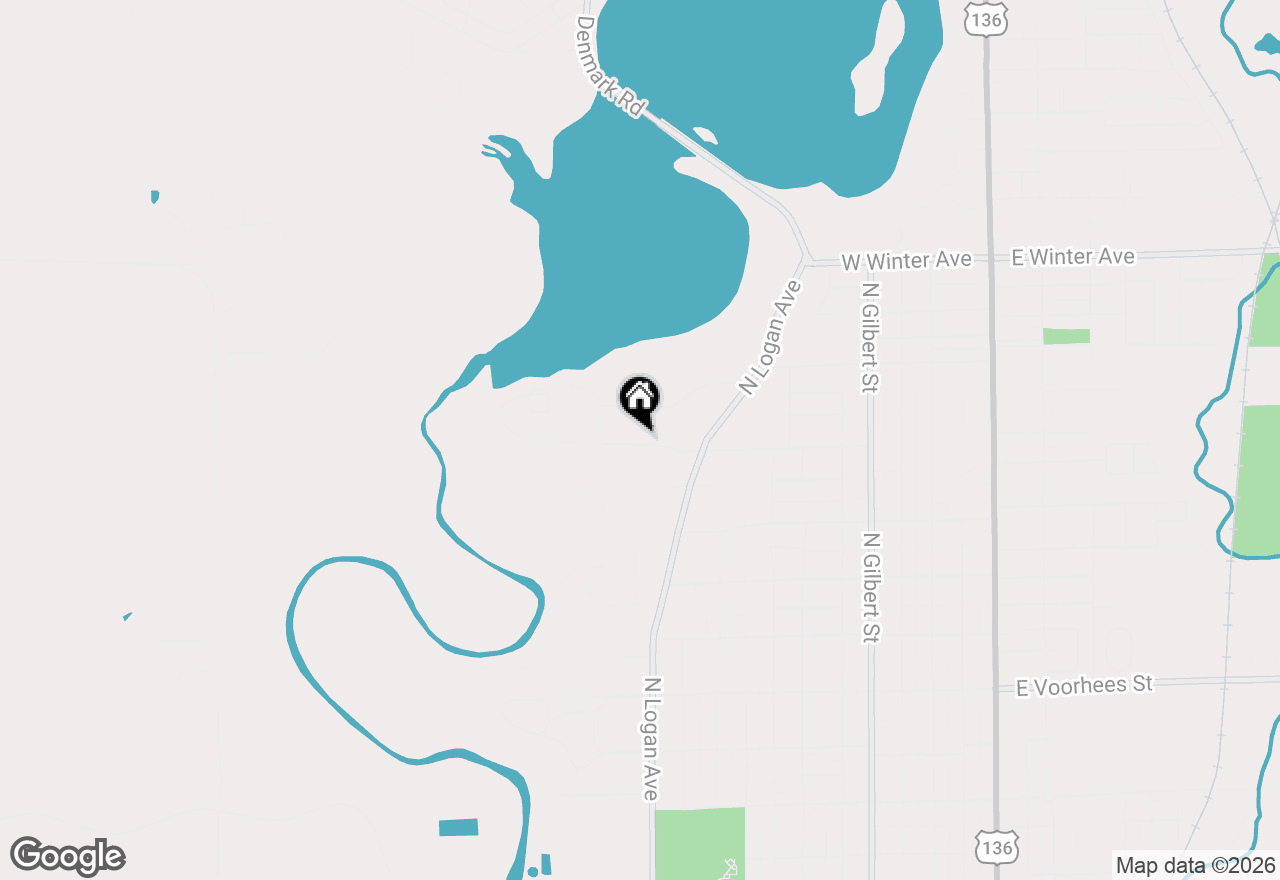 Map of (Address confidential), Danville, Illinois 61832