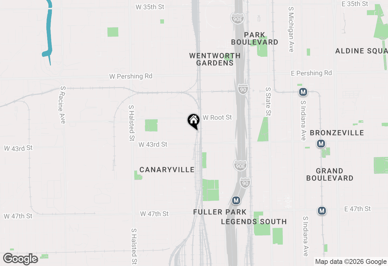 Map of 422 W 42nd Place, Chicago, IL 60609