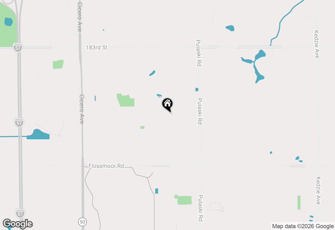Map of 4235 187th Place, Country Club Hills, IL 60478