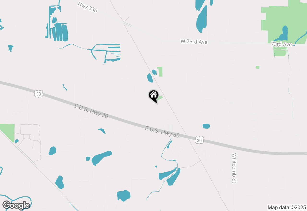 Map of 7745 Durbin Street, Schererville, IN 46375