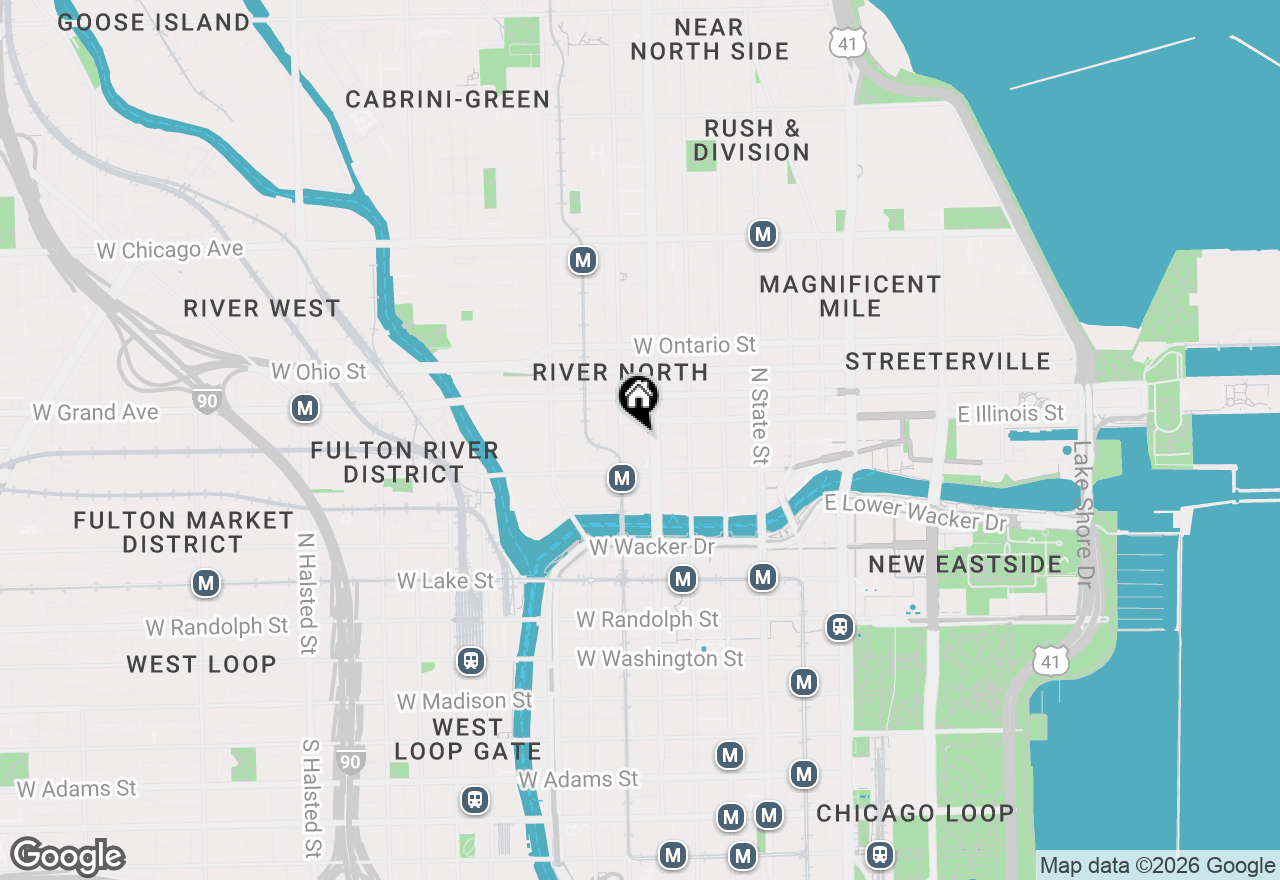 Map of 154 W Hubbard Street #603, Chicago, IL 60654