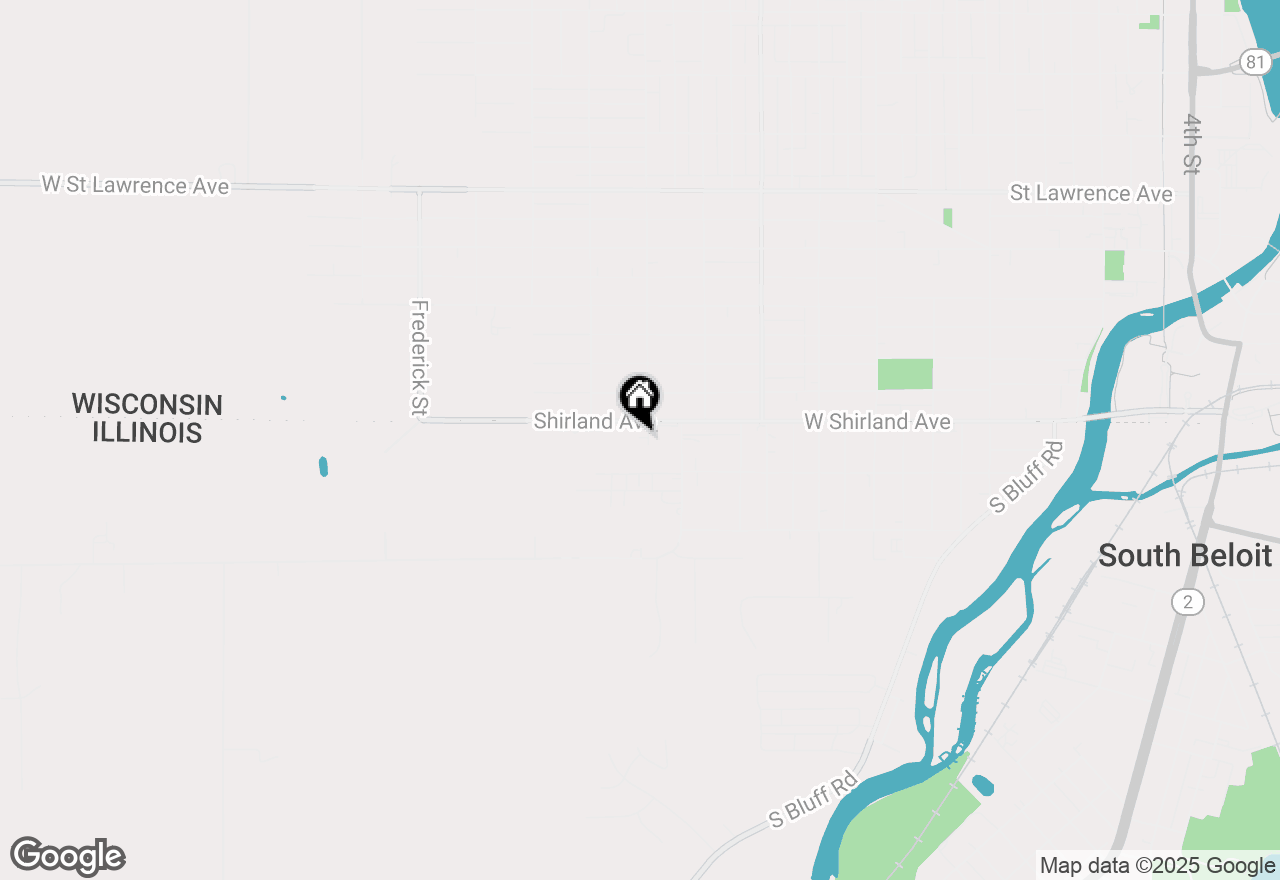 Map of 128 S Townline Avenue, South Beloit, IL 61080