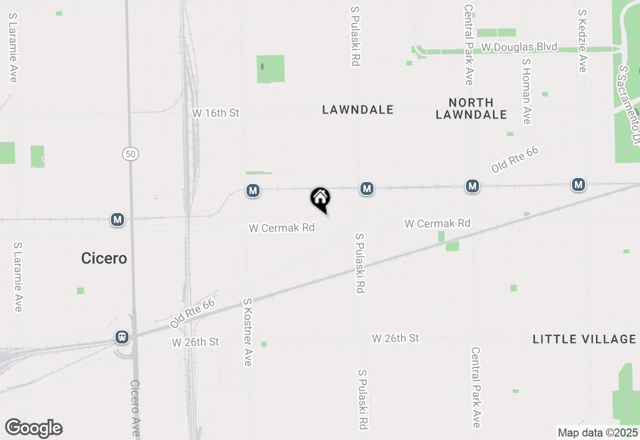 Map of 4122 W Cermak Road, Chicago, IL 60623