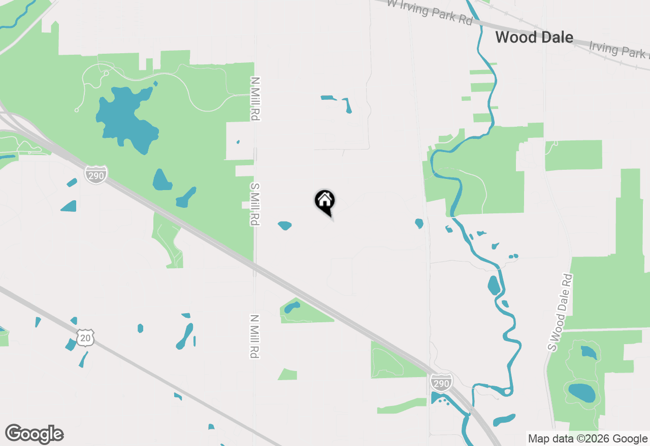 Map of 713 Elizabeth Drive #24-D, Wood Dale, IL 60191