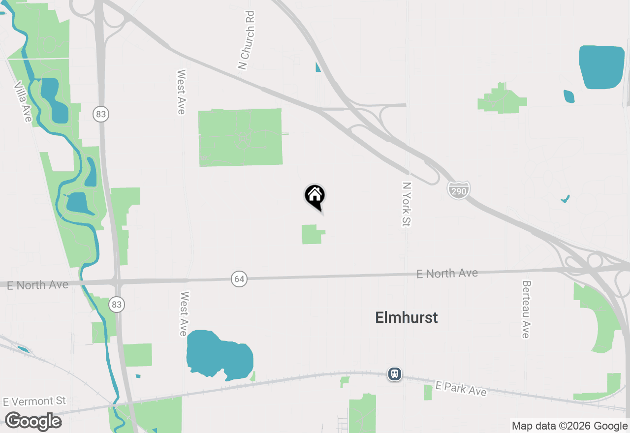 Map of 270 W Fremont Avenue, Elmhurst, IL 60126