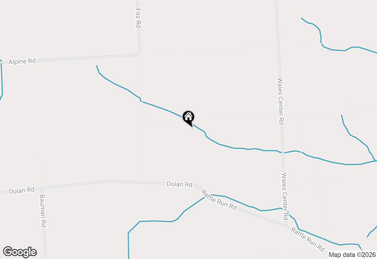 Map of 9227 Yager Road, Columbus, MI 48063