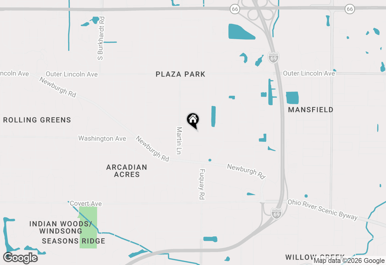 Map of 7517 Blackford Avenue, Evansville, IN 47715