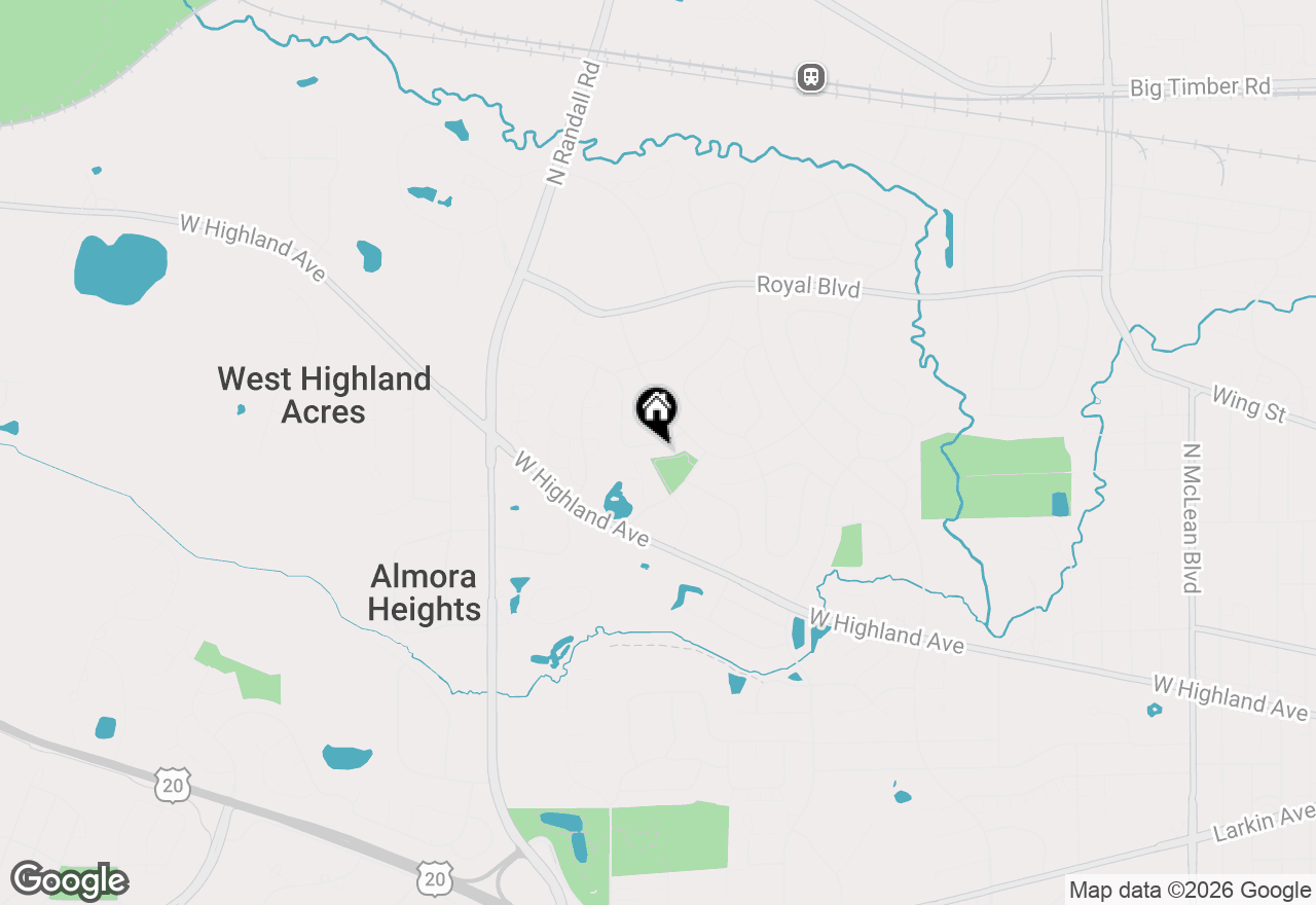 Map of 590 Alice Place, Elgin, IL 60123