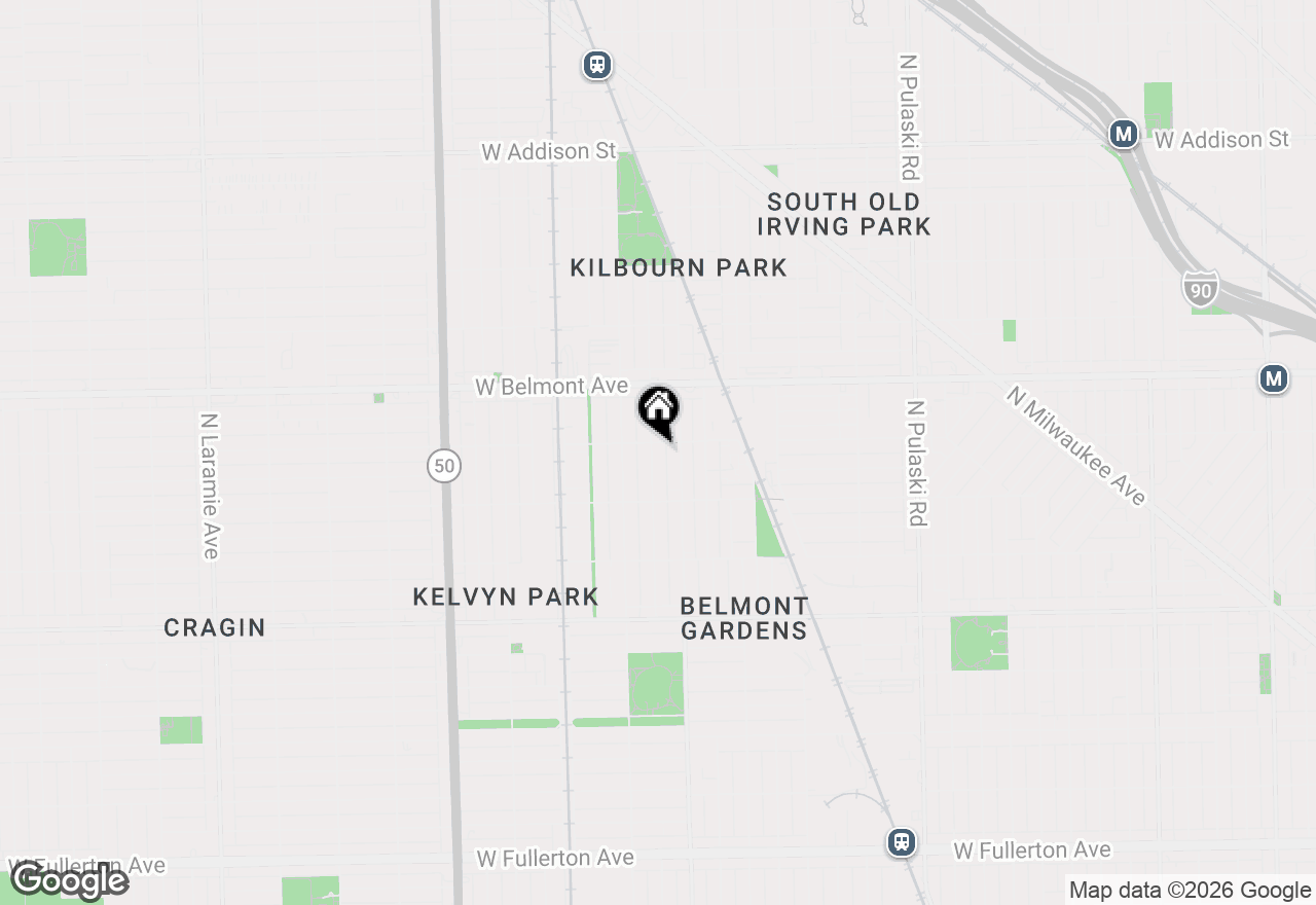 Map of 3053 N Kenneth Avenue, Chicago, IL 60641