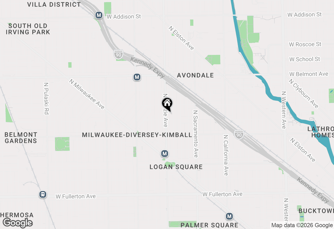 Map of 2921 N Kedzie Avenue, Chicago, IL 60618