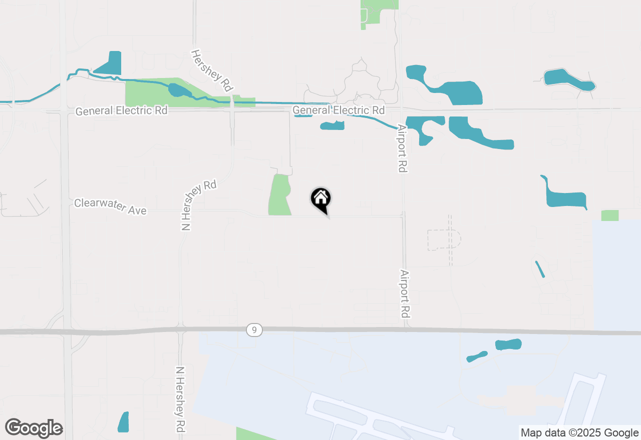 Map of 2819 Clearwater Avenue, Bloomington, IL 61704