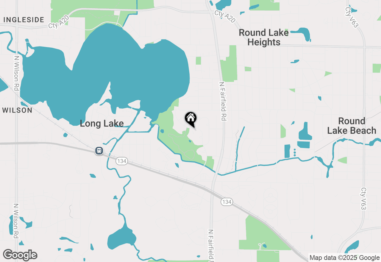 Map of 1194 N Nature Court, Round Lake Beach, IL 60073