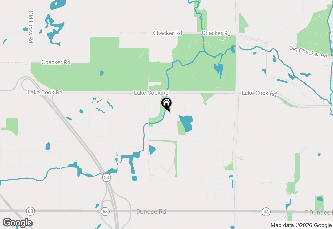 Map of 4124 N Harvard Avenue, Arlington Heights, IL 60004