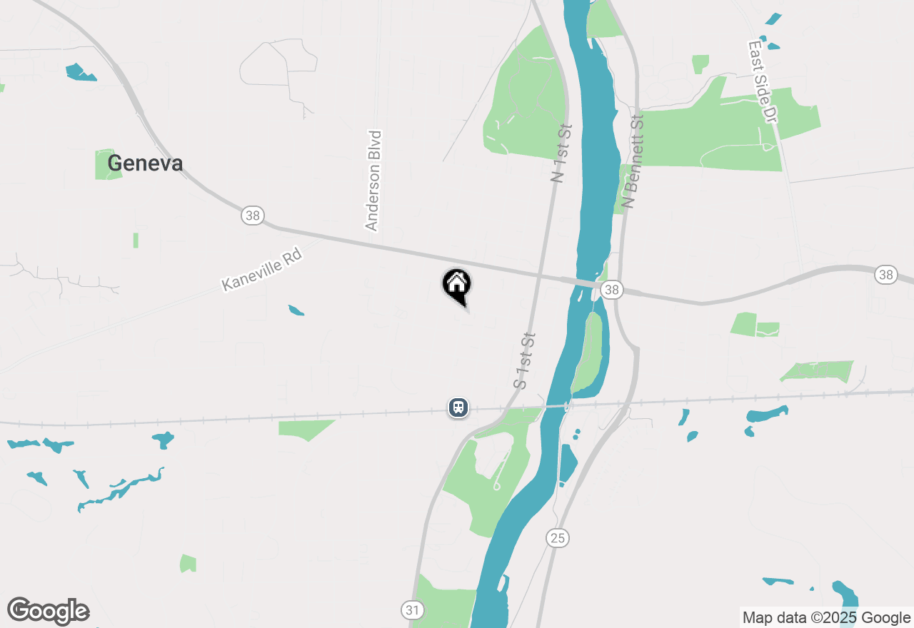 Map of 206 S 4th Street, Geneva, IL 60134