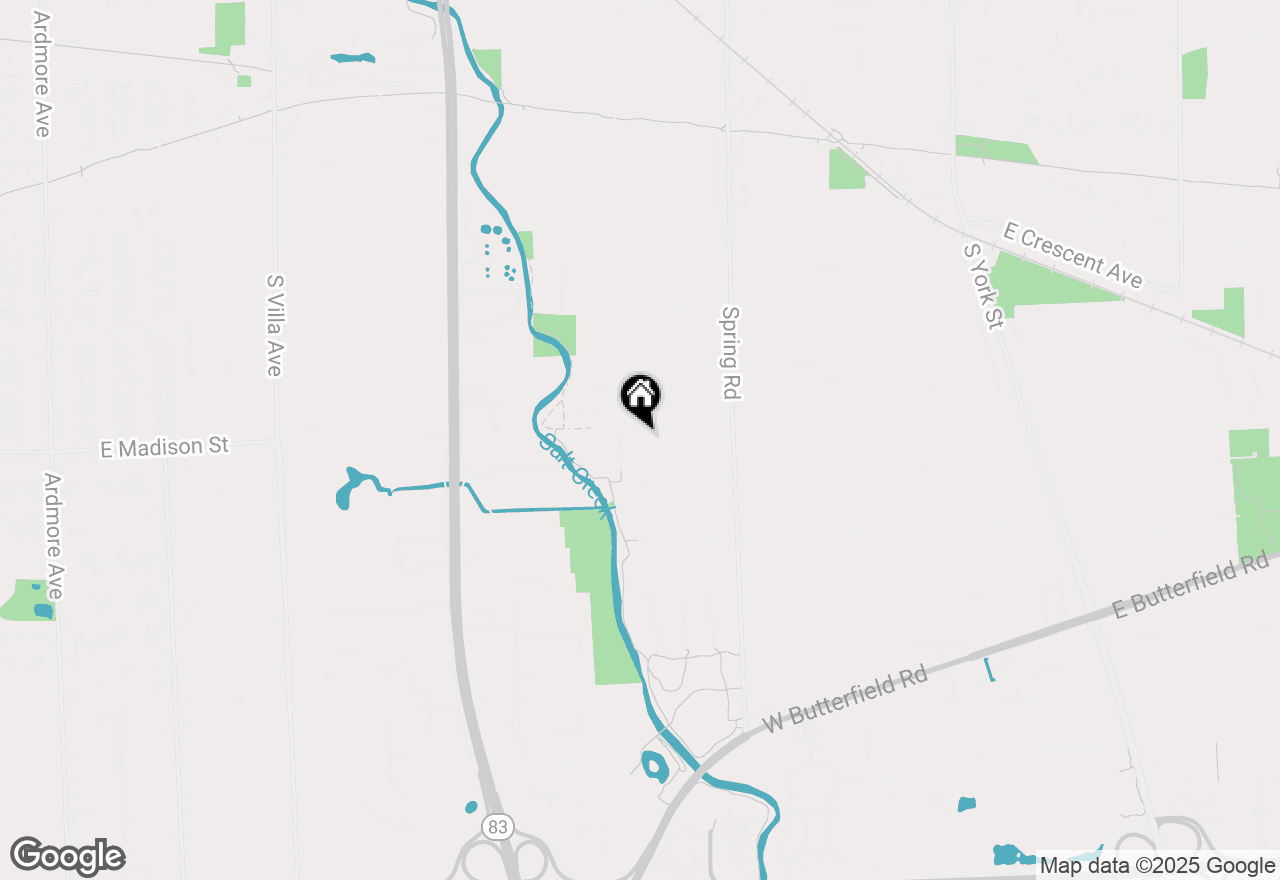 Map of 790 S Hawthorne Avenue, Elmhurst, IL 60126