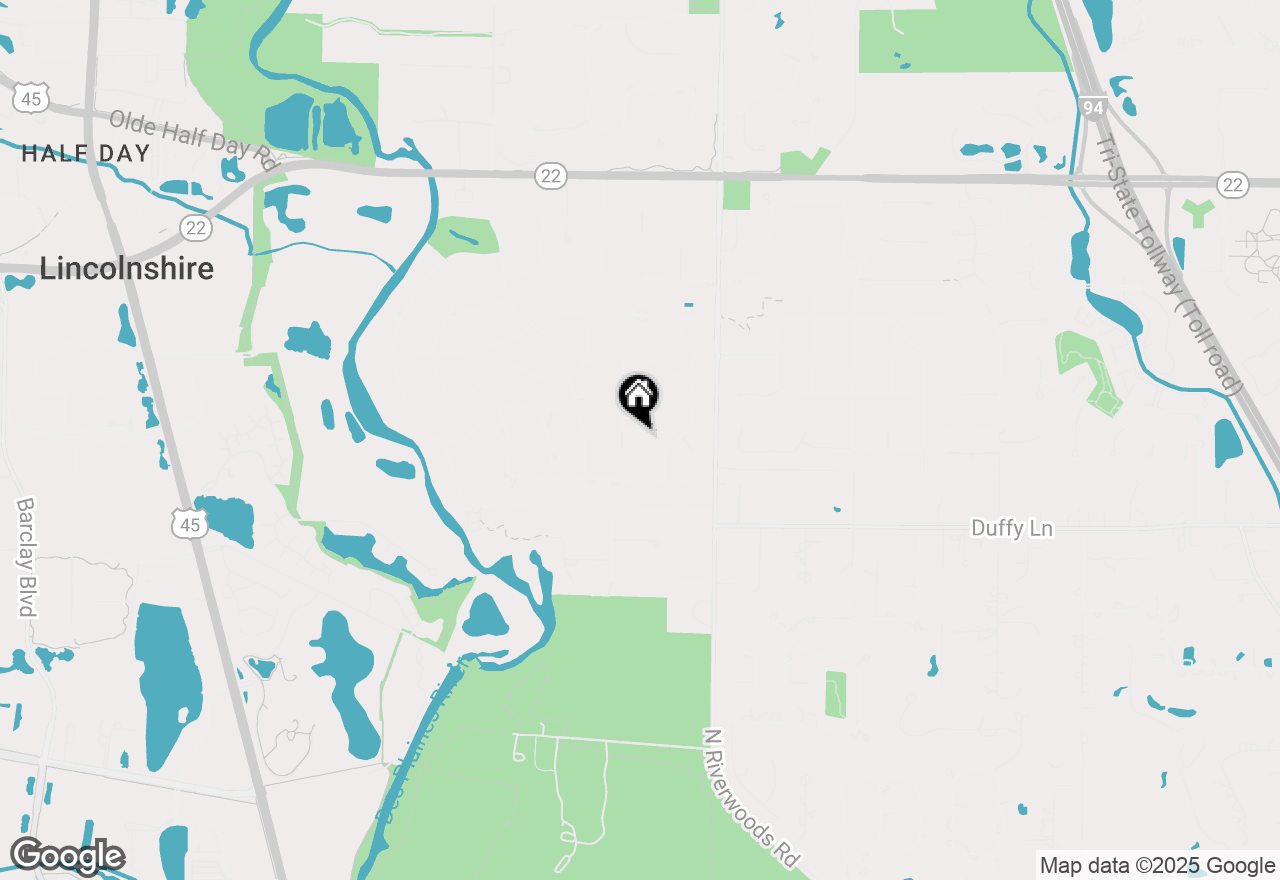 Map of 3 Sheffield Court, Lincolnshire, IL 60069