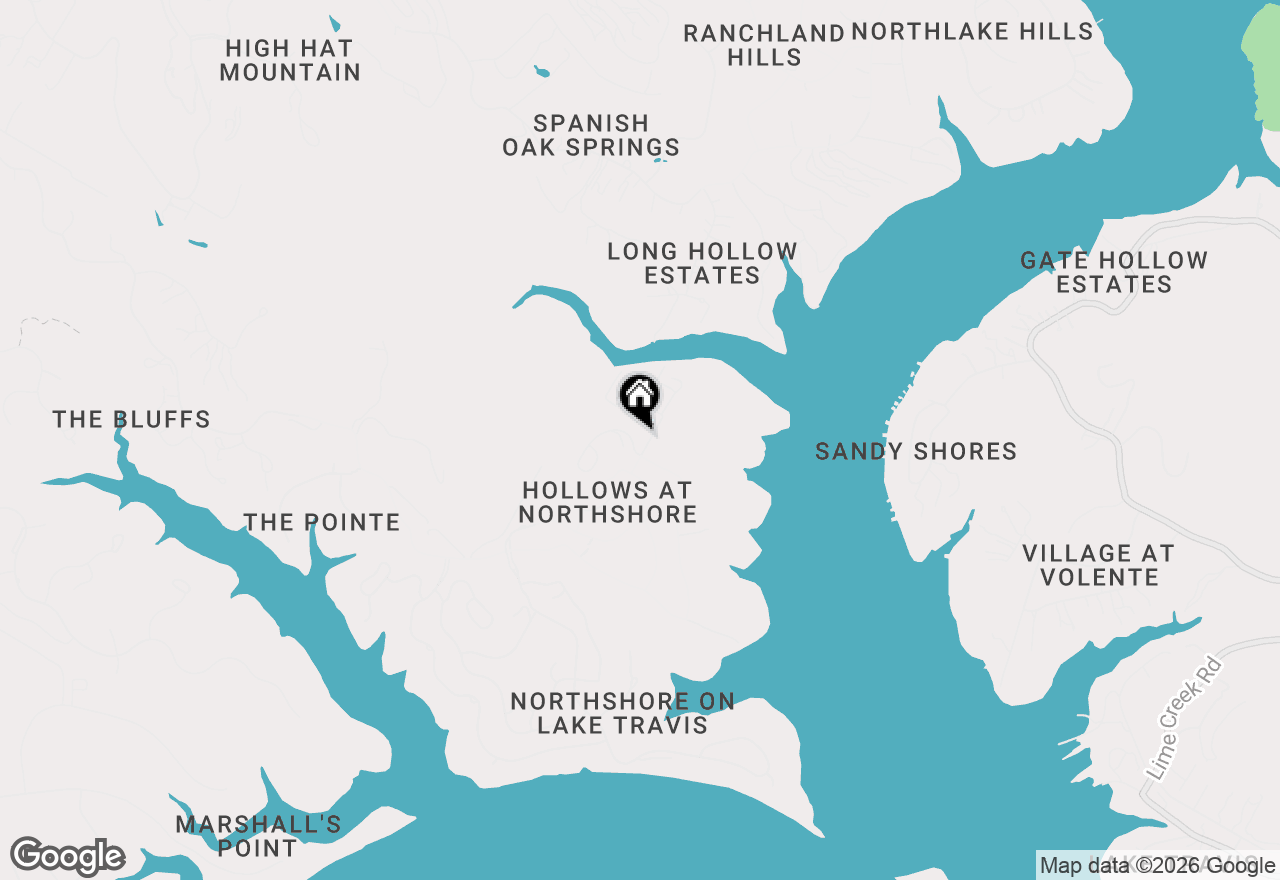 Map of 17700 Edgewood Way #101, Jonestown, TX 78645