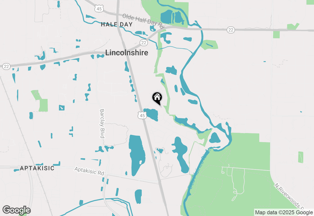 Map of 209 Rivershire Lane #403, Lincolnshire, IL 60069