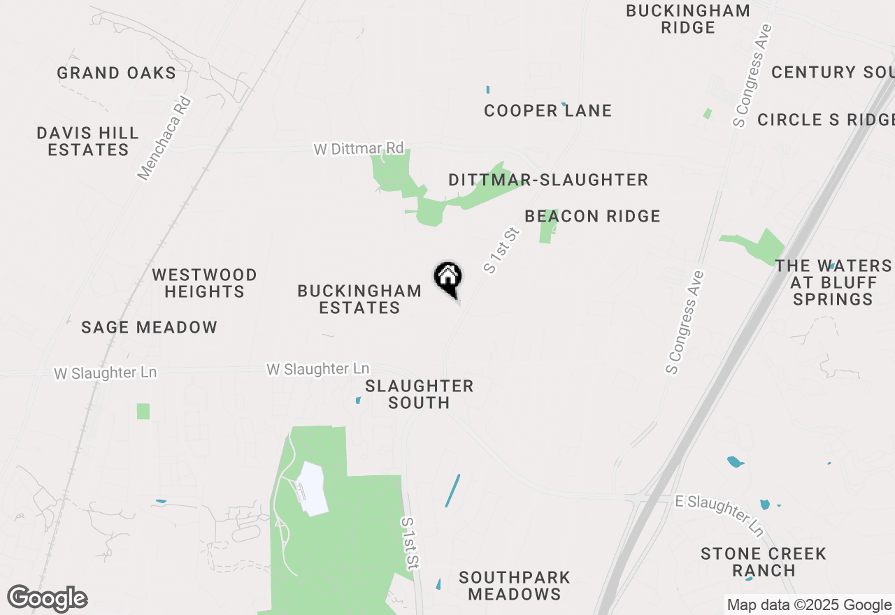 Map of 606 Hyde Park Pl, Austin, TX 78748