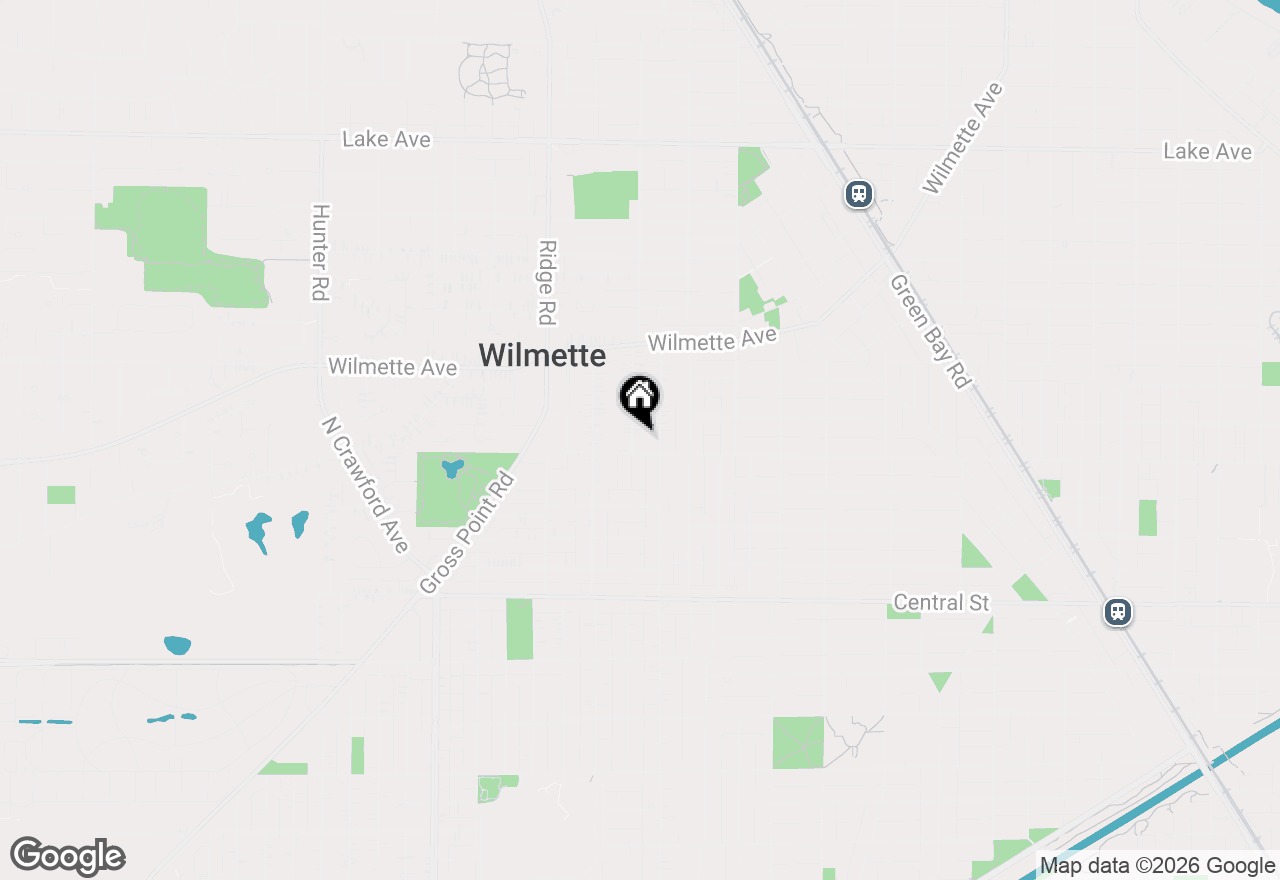 Map of 108 17th Street, Wilmette, IL 60091