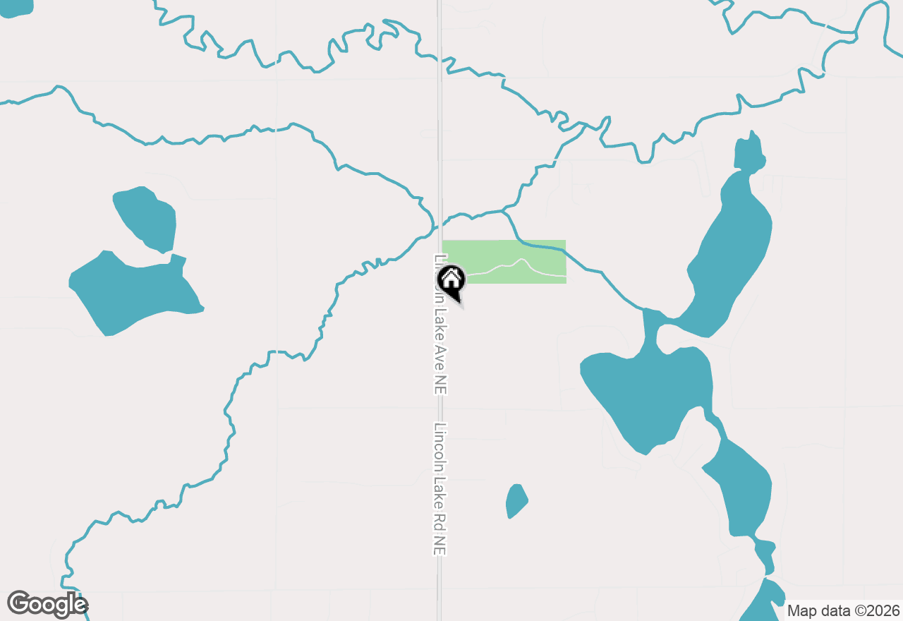 Map of 13396 Lincoln Lake Avenue Ne, Gowen, MI 49326