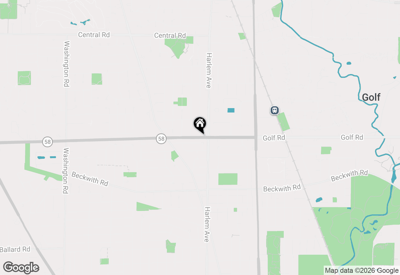 Map of 2 Washington Street, Glenview, IL 60025