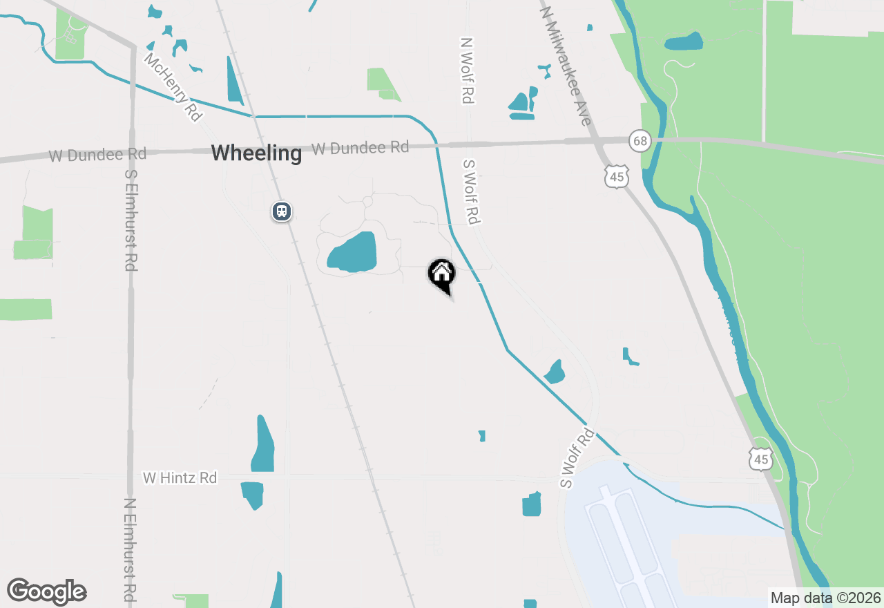 Map of 385 Anne Terrace, Wheeling, IL 60090
