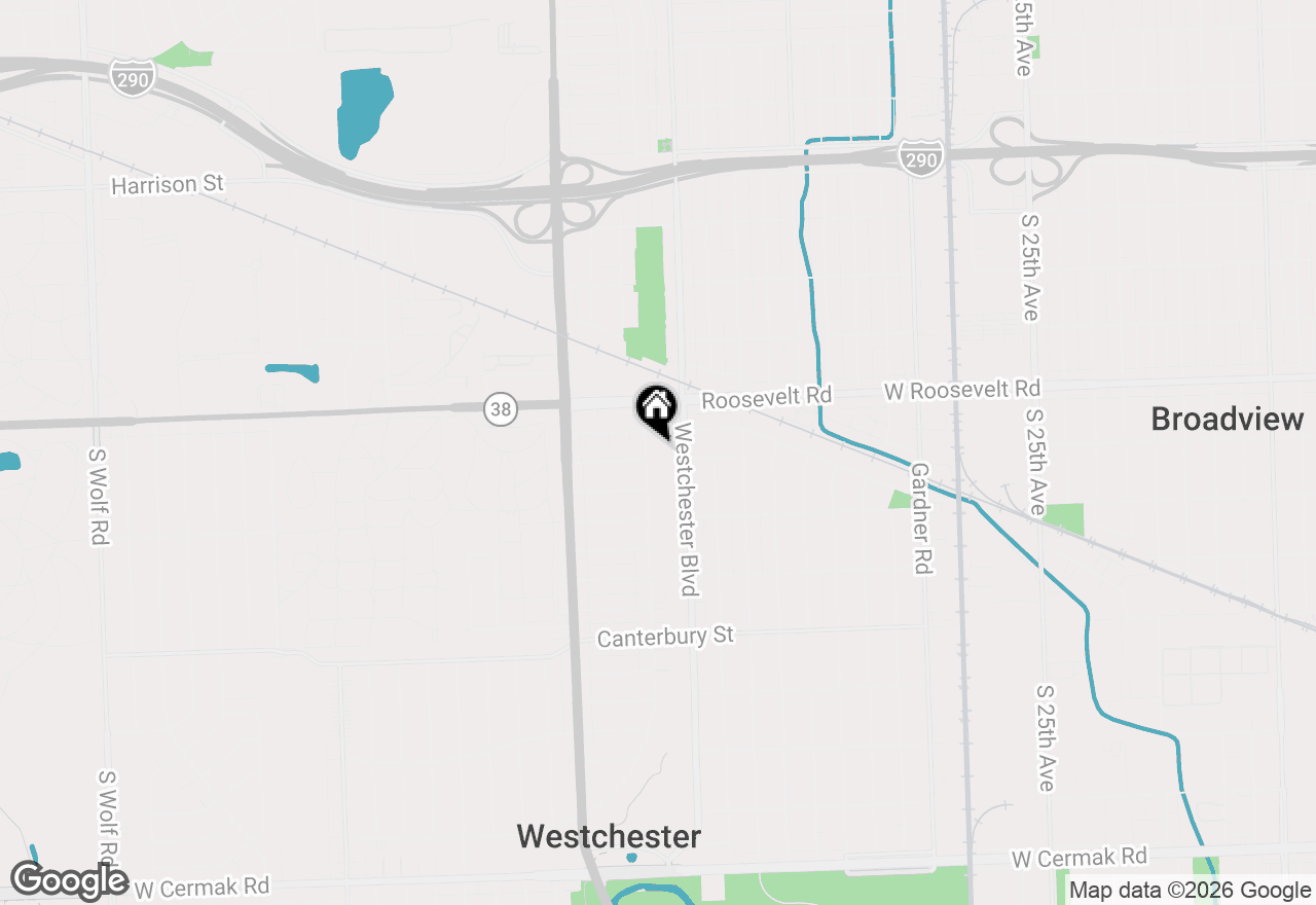 Map of 1421 Balmoral Avenue #2S, Westchester, IL 60154
